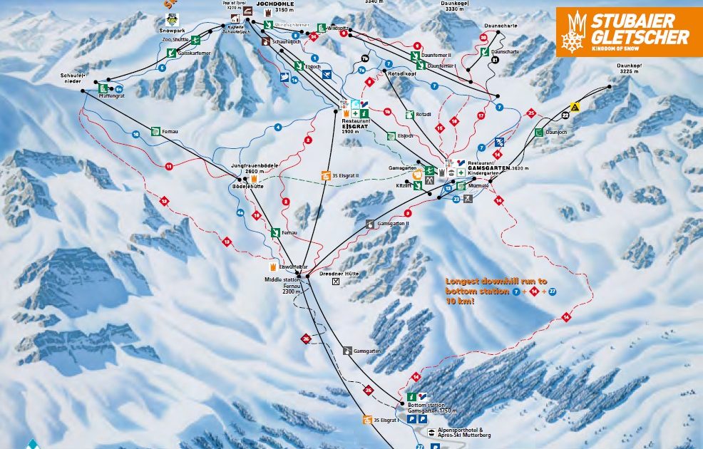 stubai ski map stubai ski map