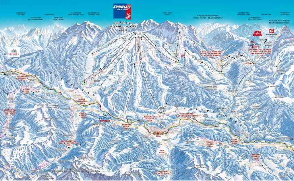 KRONPLATZ MAPA ośrodek